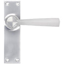 From The Anvil - Straight Lever Latch Set - Satin Chrome - 91970 - Choice Handles