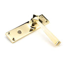 From The Anvil - Straight Lever Bathroom Set - Polished Brass - 91971 - Choice Handles