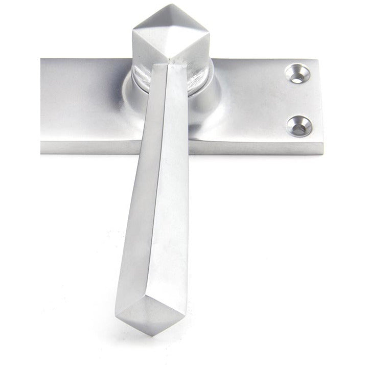 From The Anvil - Straight Lever Bathroom Set - Satin Chrome - 91973 - Choice Handles