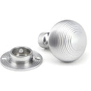 From The Anvil - Beehive Mortice/Rim Knob Set - Satin Chrome - 91974 - Choice Handles