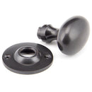 From The Anvil - Oval Mortice/Rim Knob Set - Aged Bronze - 91976 - Choice Handles