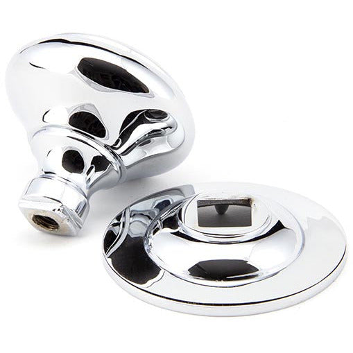 From The Anvil - Round Centre Door Knob - Polished Chrome - 91978 - Choice Handles