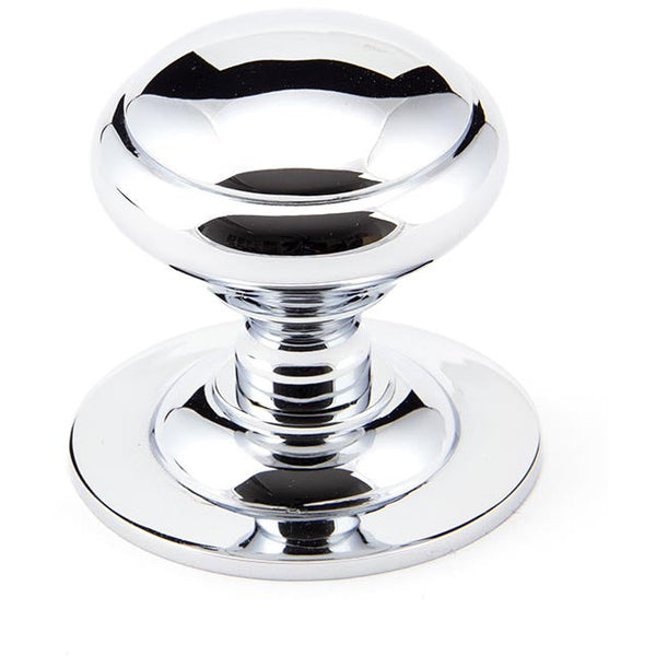 From The Anvil - Round Centre Door Knob - Polished Chrome - 91978 - Choice Handles