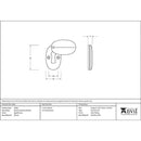 From The Anvil - Oval Escutcheon & Cover - Aged Bronze - 91991 - Choice Handles