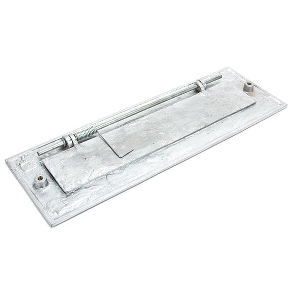From The Anvil - Large Letter Plate - Satin Chrome - 92003 - Choice Handles