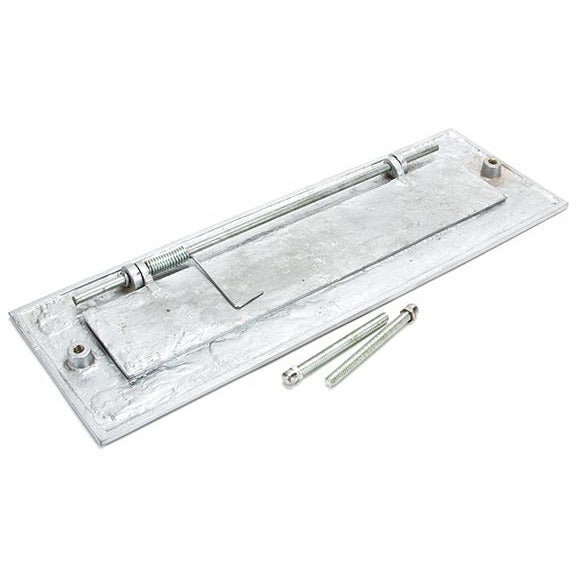 From The Anvil - Large Letter Plate - Satin Chrome - 92003 - Choice Handles
