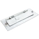 From The Anvil - Small Letter Plate - Satin Chrome - 92005 - Choice Handles