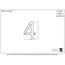 From The Anvil - Numeral 4 - Aged Bronze - 92014 - Choice Handles