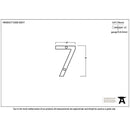 From The Anvil - Numeral 7 - Aged Bronze - 92017 - Choice Handles