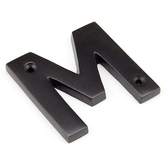 From The Anvil - Letter M - Aged Bronze - 92030M - Choice Handles