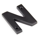 From The Anvil - Letter N - Aged Bronze - 92030N - Choice Handles