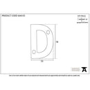 From The Anvil - Letter D - Polished Bronze - 92031D - Choice Handles