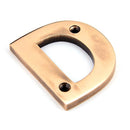 From The Anvil - Letter D - Polished Bronze - 92031D - Choice Handles