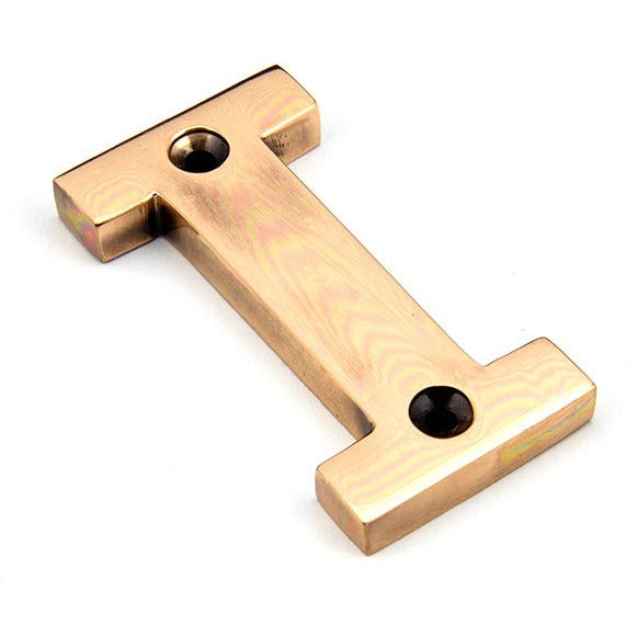 From The Anvil - Letter I - Polished Bronze - 92031I - Choice Handles