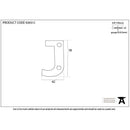 From The Anvil - Letter J - Polished Bronze - 92031J - Choice Handles