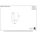 From The Anvil - Letter L - Polished Bronze - 92031L - Choice Handles