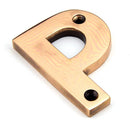 From The Anvil - Letter P - Polished Bronze - 92031P - Choice Handles