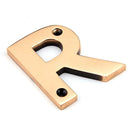 From The Anvil - Letter R - Polished Bronze - 92031R - Choice Handles