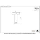 From The Anvil - Letter T - Polished Bronze - 92031T - Choice Handles