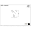 From The Anvil - Letter Y - Polished Bronze - 92031Y - Choice Handles