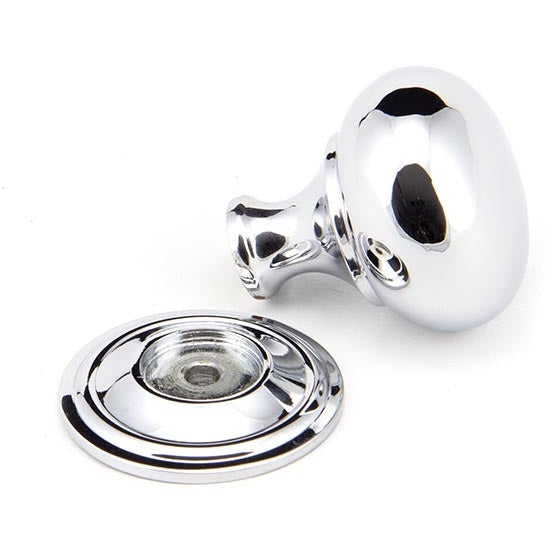 From The Anvil - Mushroom Cabinet Knob 32mm - Polished Chrome - 92032 - Choice Handles
