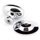 From The Anvil - Oval Cabinet Knob 40mm - Polished Chrome - 92033 - Choice Handles