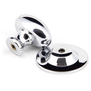 From The Anvil - Oval Cabinet Knob 33mm - Polished Chrome - 92034 - Choice Handles