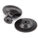 From The Anvil - Oval Cabinet Knob 40mm - Aged Bronze - 92035 - Choice Handles