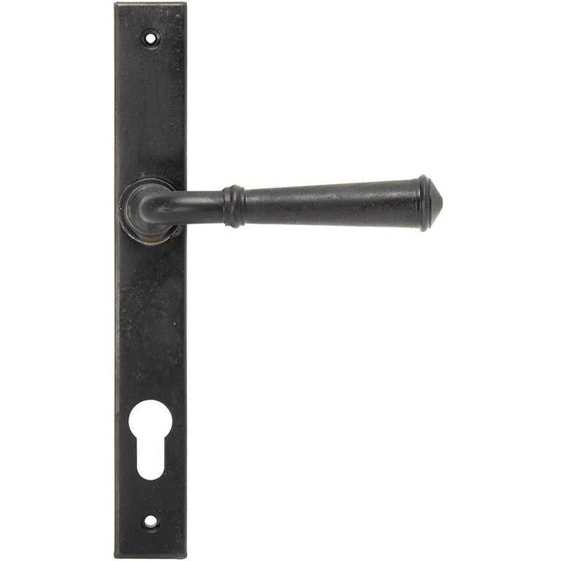 From The Anvil - Regency Slimline Lever Espag. Lock Set - External Beeswax - 92055 - Choice Handles