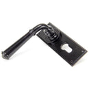 From The Anvil - Regency Lever Euro Lock Set - Black - 92060 - Choice Handles