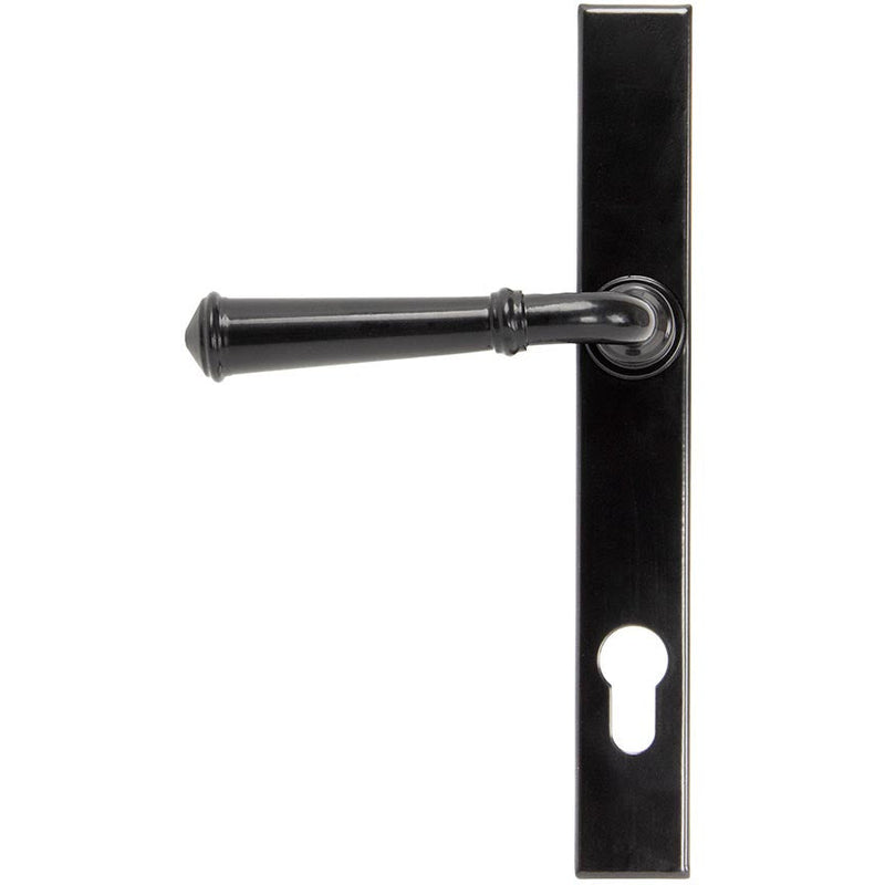 From The Anvil - Regency Slimline Lever Espag. Lock Set - Black - 92061 - Choice Handles