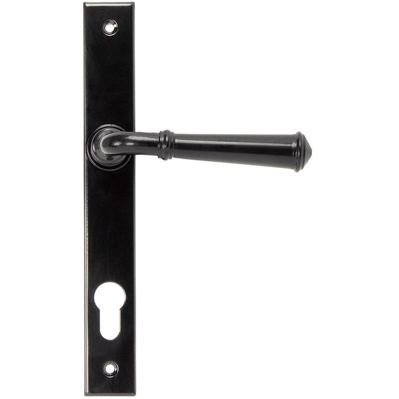 From The Anvil - Regency Slimline Lever Espag. Lock Set - Black - 92061 - Choice Handles