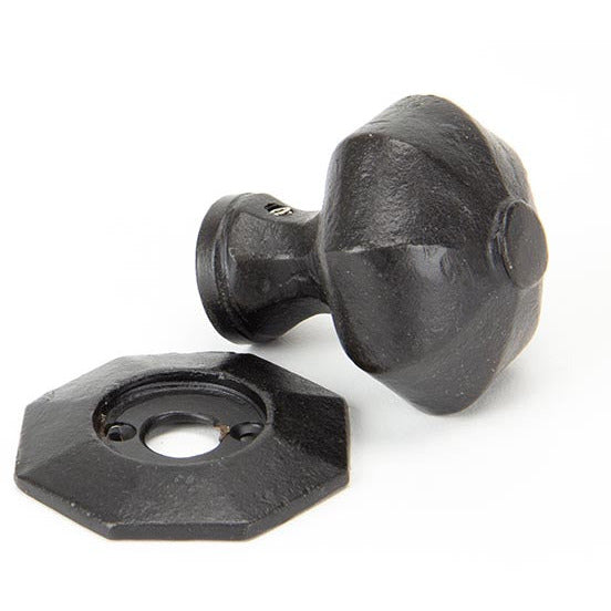From The Anvil - Octagonal Mortice/Rim Knob Set - External Beeswax - 92064 - Choice Handles