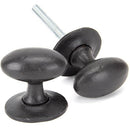 From The Anvil - Oval Mortice/Rim Knob Set - External Beeswax - 92065 - Choice Handles