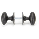 From The Anvil - Oval Mortice/Rim Knob Set - External Beeswax - 92065 - Choice Handles