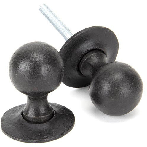 From The Anvil - Round Mortice/Rim Knob Set - External Beeswax - 92066 - Choice Handles