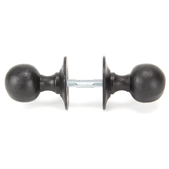 From The Anvil - Round Mortice/Rim Knob Set - External Beeswax - 92066 - Choice Handles
