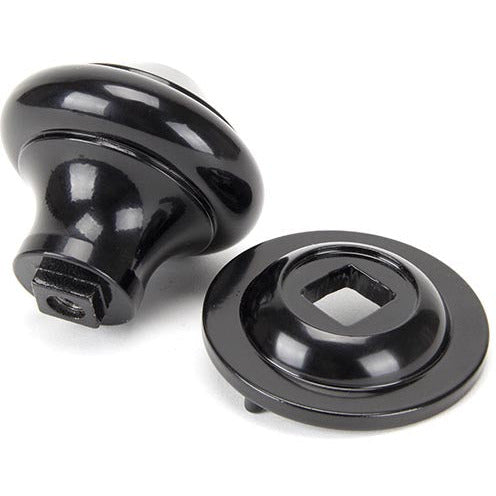 From The Anvil - Centre Door Knob - Black - 92070 - Choice Handles