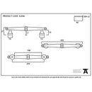 From The Anvil - Regency Pull Handle - Large - Polished Chrome - 92096 - Choice Handles