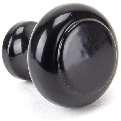 From The Anvil - Regency Cabinet Knob - Small - Black - 92099 - Choice Handles