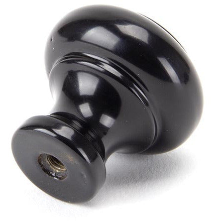 From The Anvil - Regency Cabinet Knob - Small - Black - 92099 - Choice Handles