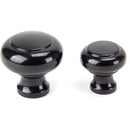 From The Anvil - Regency Cabinet Knob - Small - Black - 92099 - Choice Handles