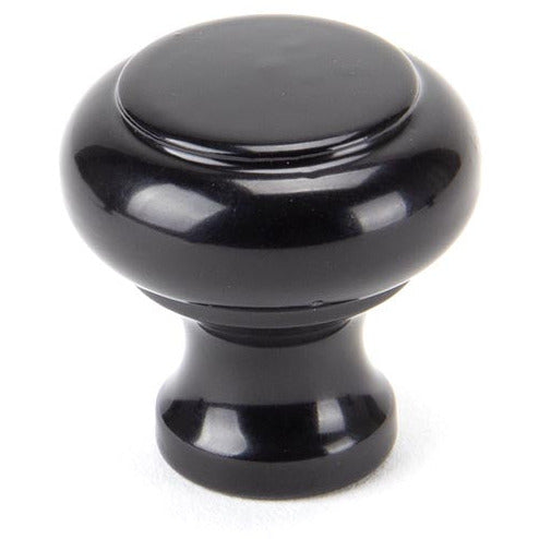 From The Anvil - Regency Cabinet Knob - Small - Black - 92099 - Choice Handles