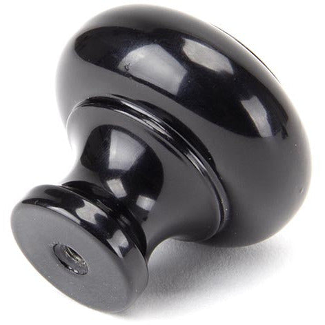 From The Anvil - Regency Cabinet Knob - Large - Black - 92101 - Choice Handles