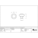 From The Anvil - Regency Cabinet Knob - Large - Black - 92101 - Choice Handles