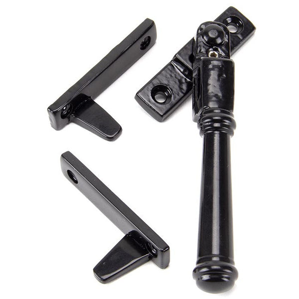 From The Anvil - Night-Vent Regency Fastener - Black - 92103 - Choice Handles