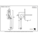 From The Anvil - Regency Espag - RH - Black - 92112 - Choice Handles