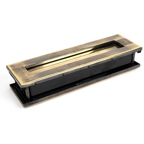 From The Anvil - Traditional Letterbox - Aged Brass - 92127 - Choice Handles