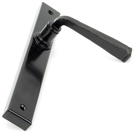 From The Anvil - Avon Slimline Lever Latch Set - Black - 92133 - Choice Handles