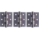 Atlantic Ball Bearing Hinges 3" x 2.5" x 2.5mm set of 3 - Black Nickel - A2HB32525BN(3) - Choice Handles